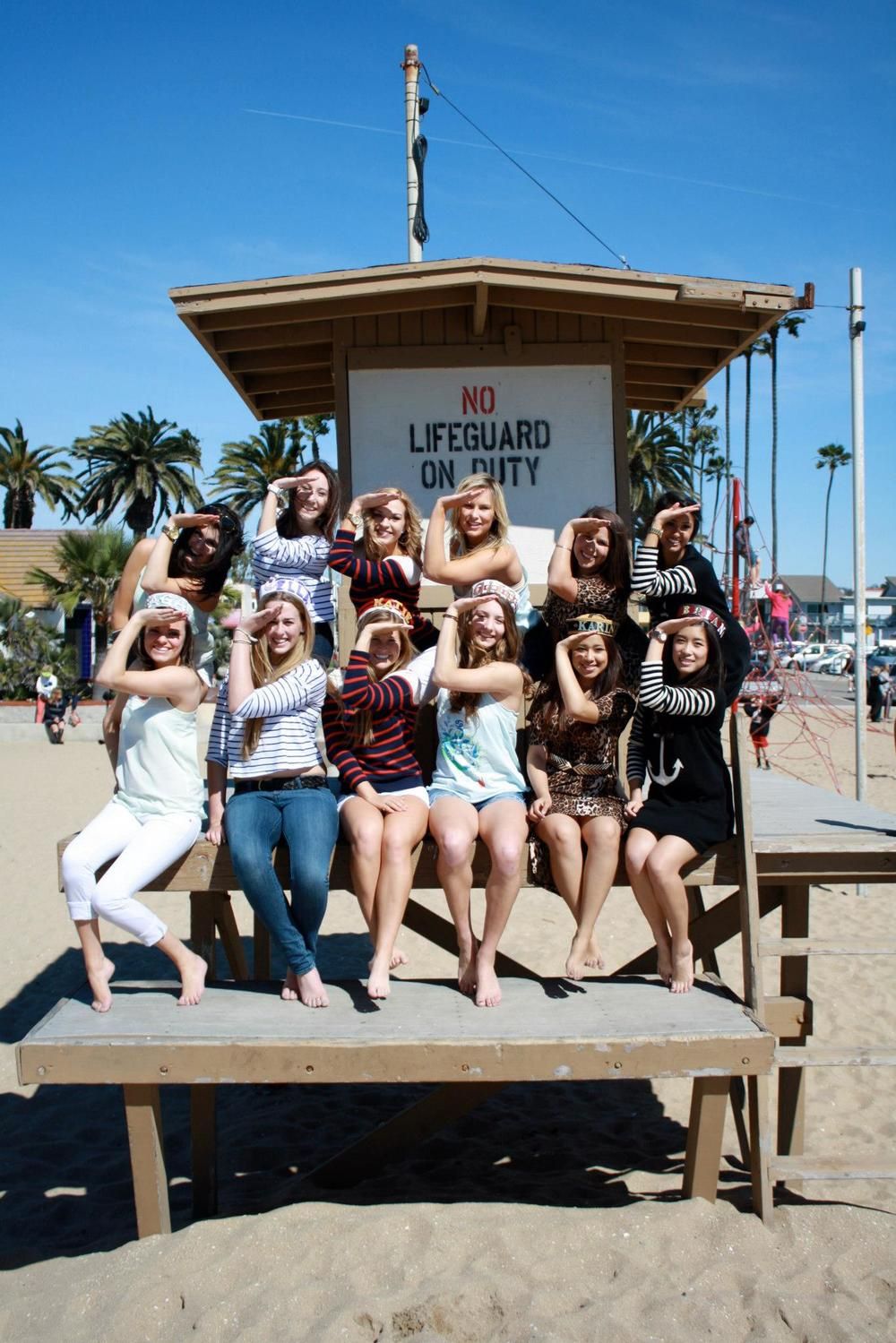 UCI sorority members celebrating on bid day